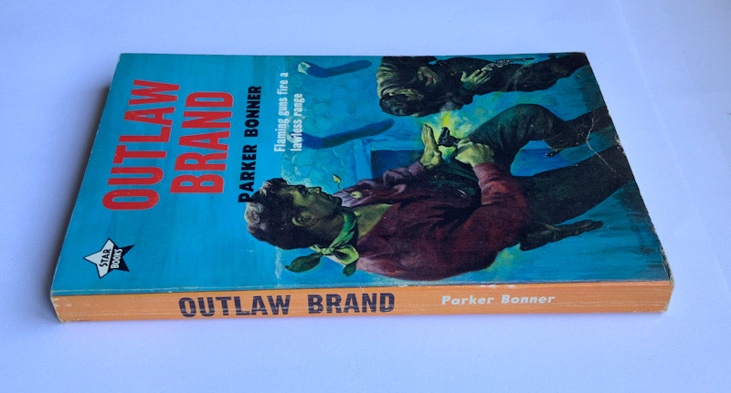 Australian pulp fiction WESTERN paperback book OUTLAW BRAND Parker Bonner 1960s